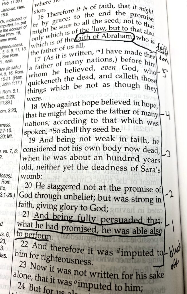 Romans 4:16-22